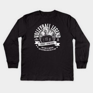 Volleyball Legends - Ernie Suwara T-Shirt (Dark) Kids Long Sleeve T-Shirt